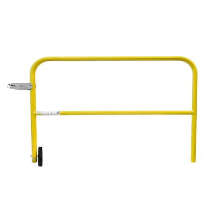 Frontline Guardrail 5 ft Rolling Swing Gate, Yellow GUG55YLW